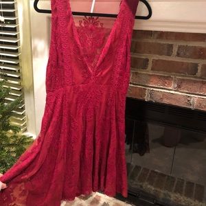 Free People Red Dress